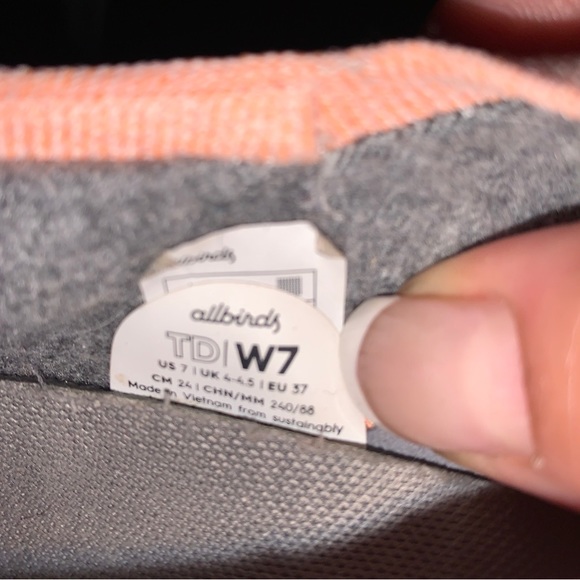 Allbirds Womens Tree Dasher Mirage (Beige Sole) Running Shoes Size 7 - Picture 8 of 8